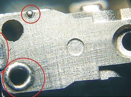 <a href='http://www.gfjxwh.cn/product/3.htm' class='text_a'>模具激光焊機(jī)</a>修復(fù)模具效果